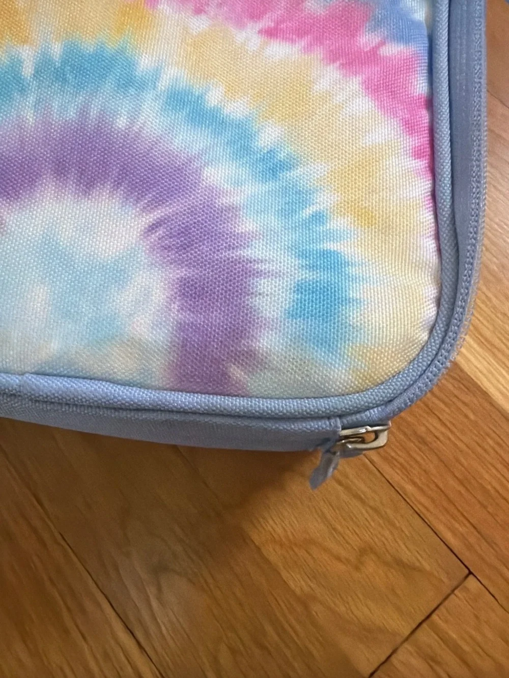 Pottery barn kids tie dye rainbow lunch set